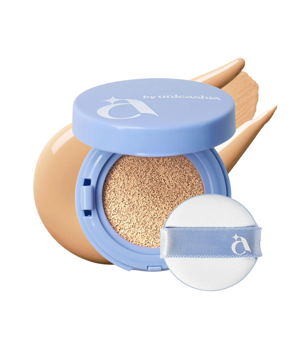 A BY UNLEASHIA Hey Dew Blue Cushion 6g – Base de Maquillaje Hidratante con Bakuchiol y Ácido Hialurónico - Image 3