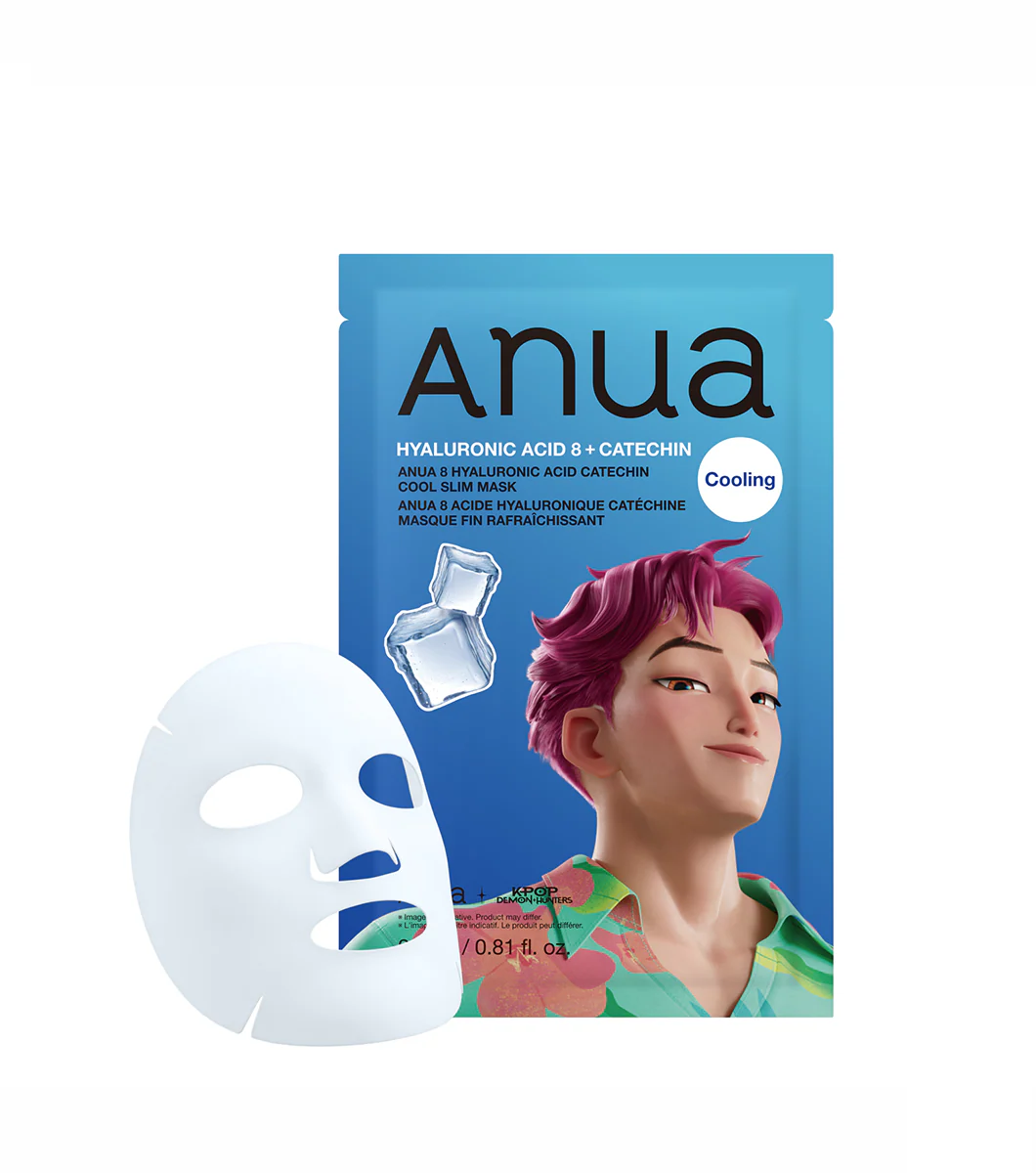 ANUA | 8 Hyaluronic Acid Catechin Cool Slim Mask 1u | Mascarilla Facial Hidratante y Refrescante con Ácido Hialurónico y Catequinas - Image 12