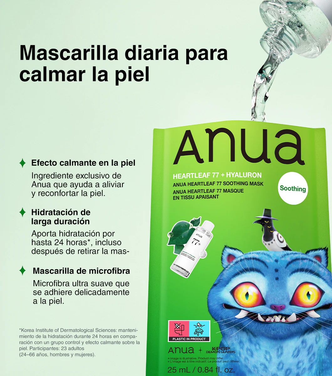 ANUA Heartleaf 77 Soothing Mask 1u - Mascarilla Facial Calmante y Anti-Rojeces con Heartleaf - Image 4