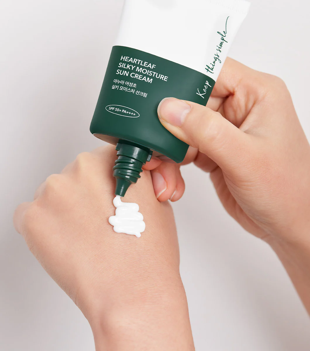 Anua Heartleaf Silky Moisture Suncream 50 ml | Protector solar liviano en crema - Image 3