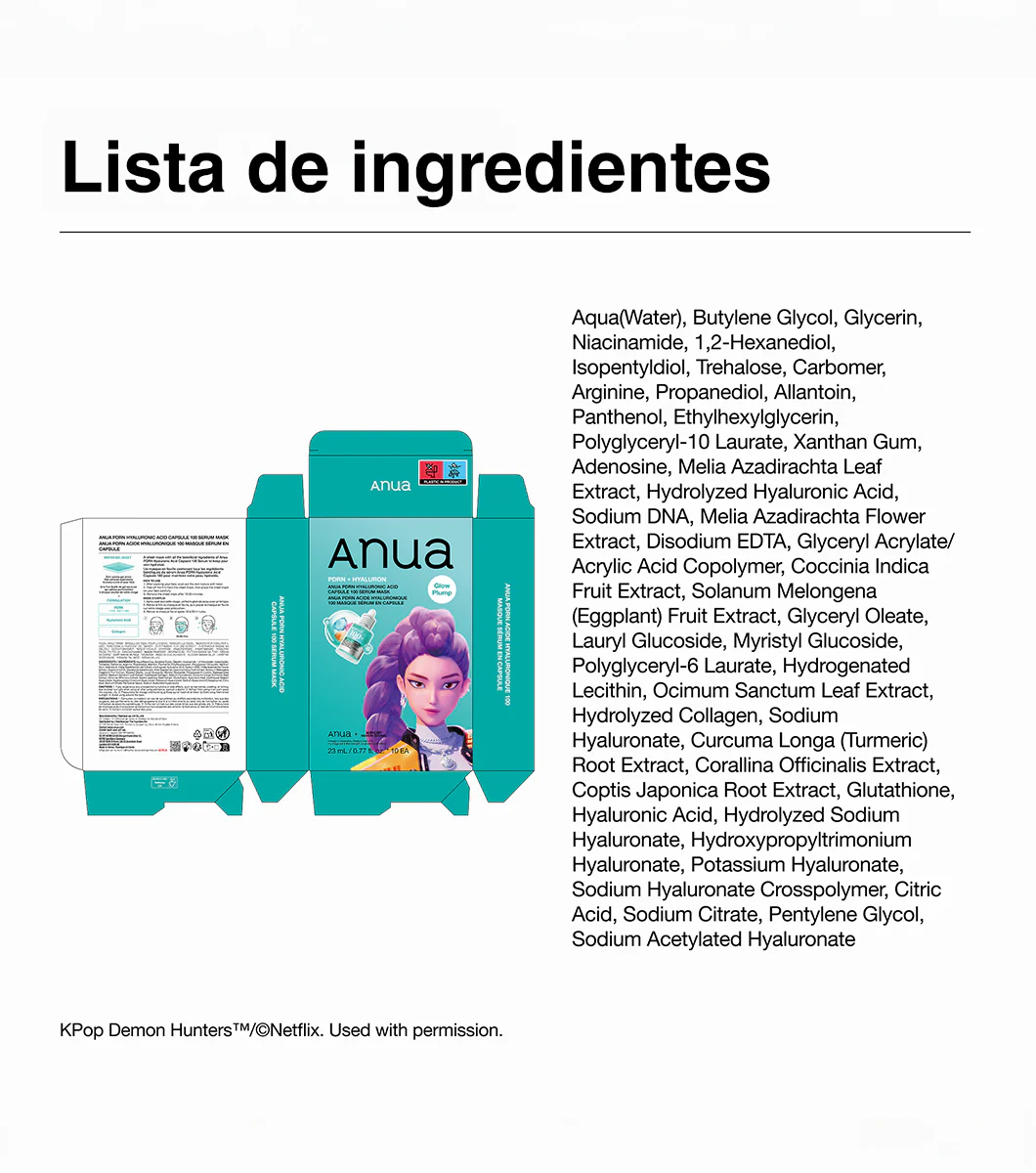 ANUA PDRN Hyaluronic Acid Capsule 100 Serum Mask 1u - Mascarilla Facial Regeneradora e Hidratante con PDRN - Image 8