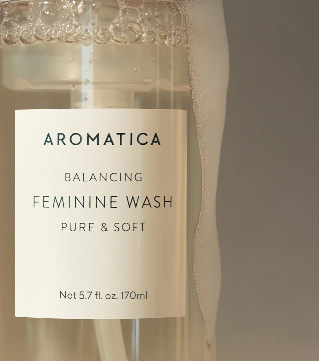 AROMATICA Pure & Soft Feminine Wash 170ml – Gel de Higiene Íntima Suave con Ácido Láctico - Image 3