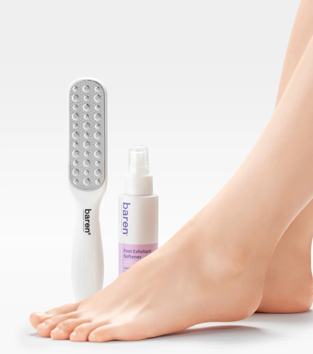 BAREN Foot Callus Eraser Home Set – Kit Exfoliante y Removedor de Callosidades con Chamaecyparis Obtusa - Image 3