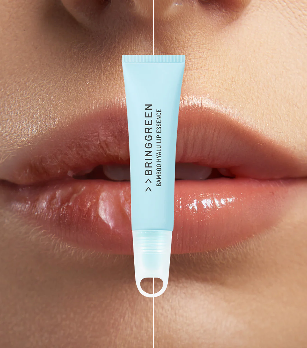 BRING GREEN | Bamboo Hyalu Lip Essence Double Set 25ml x 2 – Esencia Hidratante para Labios con Extracto de Bambú y Ácido Hialurónico. - Image 3
