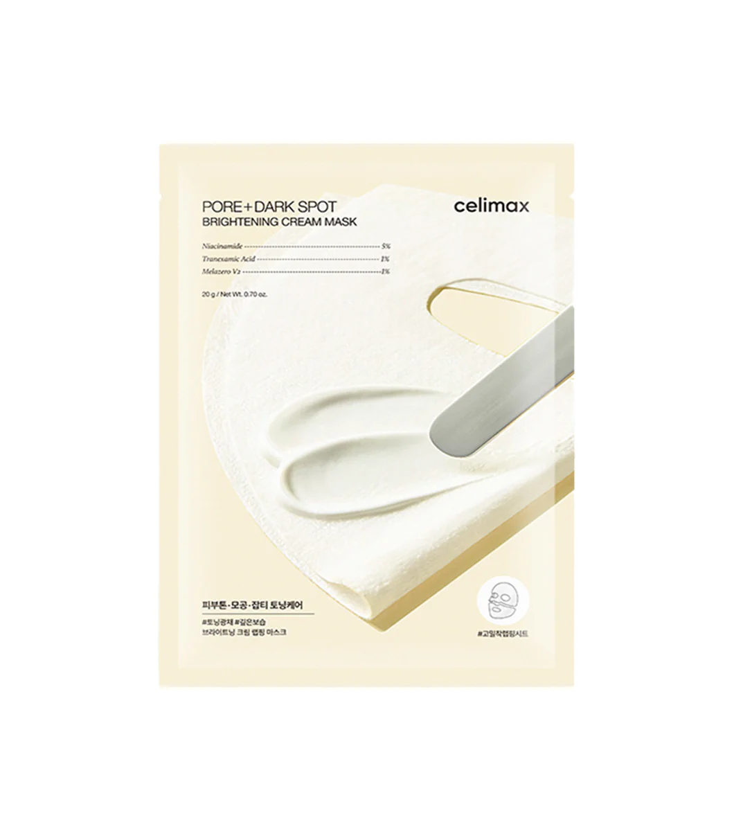Celimax PORE+DARK SPOT BRIGHTENING CREAM MASK 1 und | Macarilla Facial Iluminadora