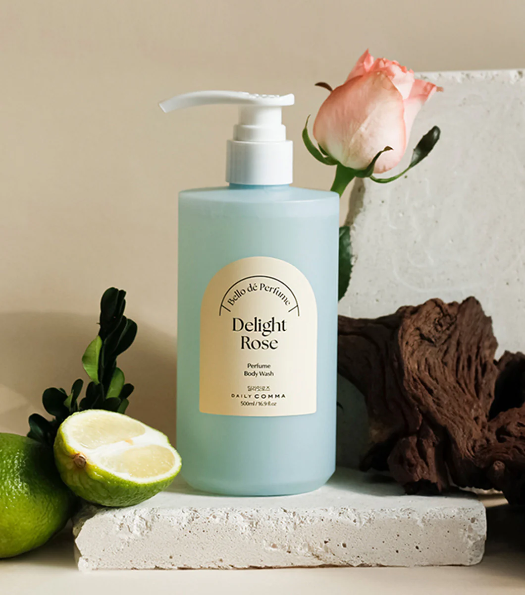 DAILY COMMA Bello de Perfume Body Wash 500ml – Gel de Ducha Perfumado con Extractos Botánicos y Fragancia - Image 4
