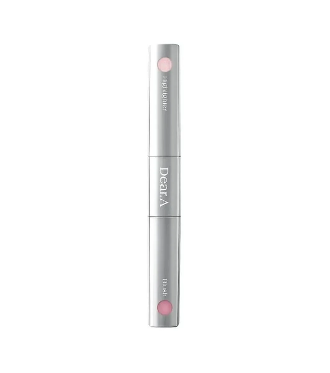 DEAR.A | Blush & Beam Dual Stick 8g – Rubor e Iluminador Dual con Ceramidas y Manteca de Karité. - Image 2