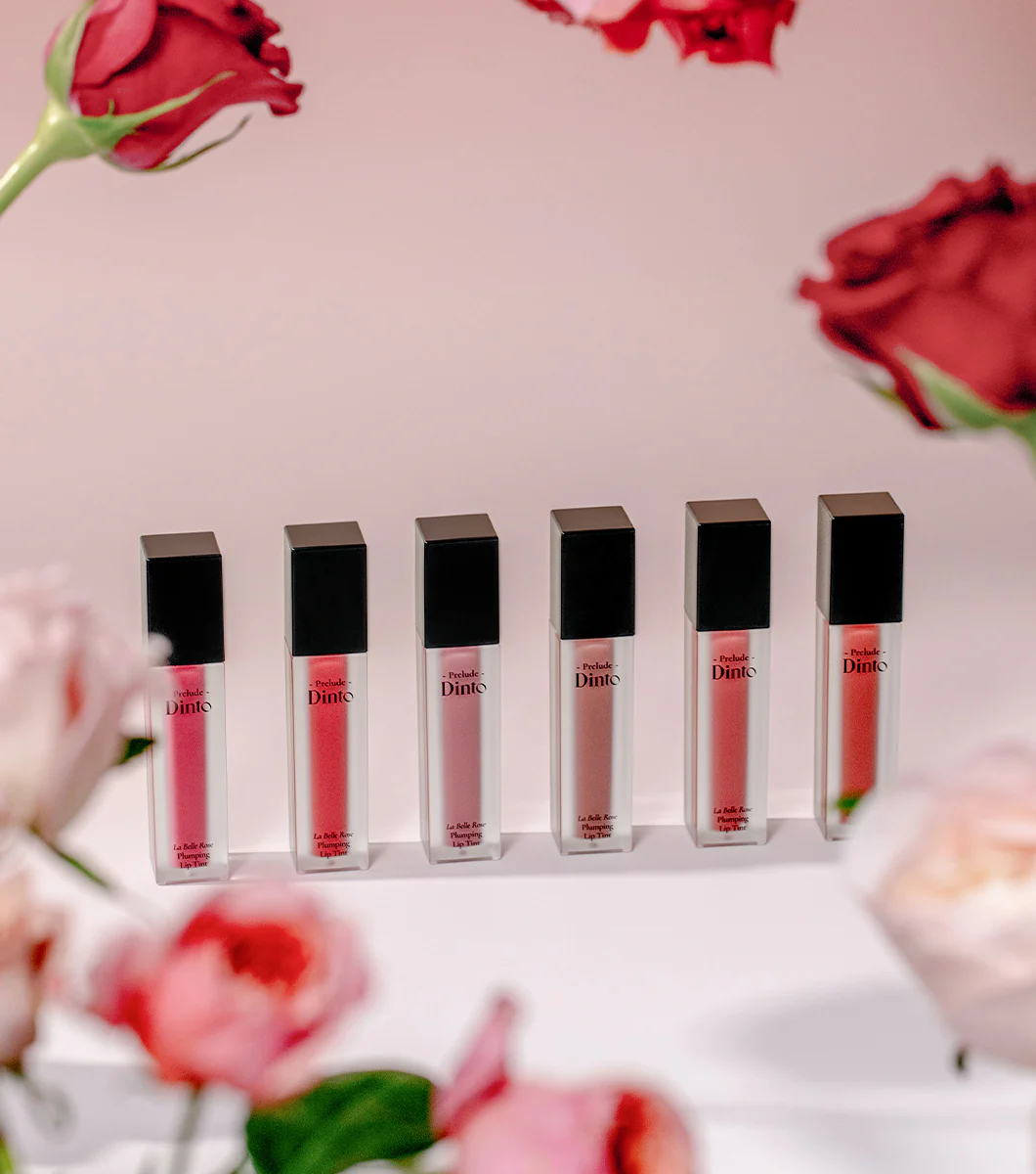 DINTO PRELUDE La Belle Rose Plumping Lip Tint 5g – Tinta de Labios Hidratante Efecto Plumping con Extracto de Rosa - Image 6