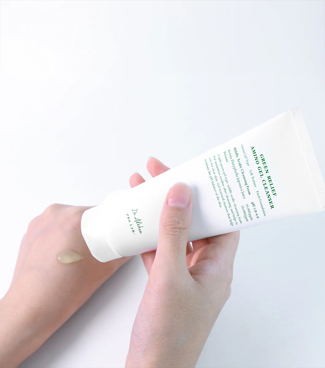DR. ALTHEA | Green Relief Amino Gel Cleanser | 100ml | Gel Limpiador Facial Suave con Aminoácidos y Ácido Hialurónico - Image 3