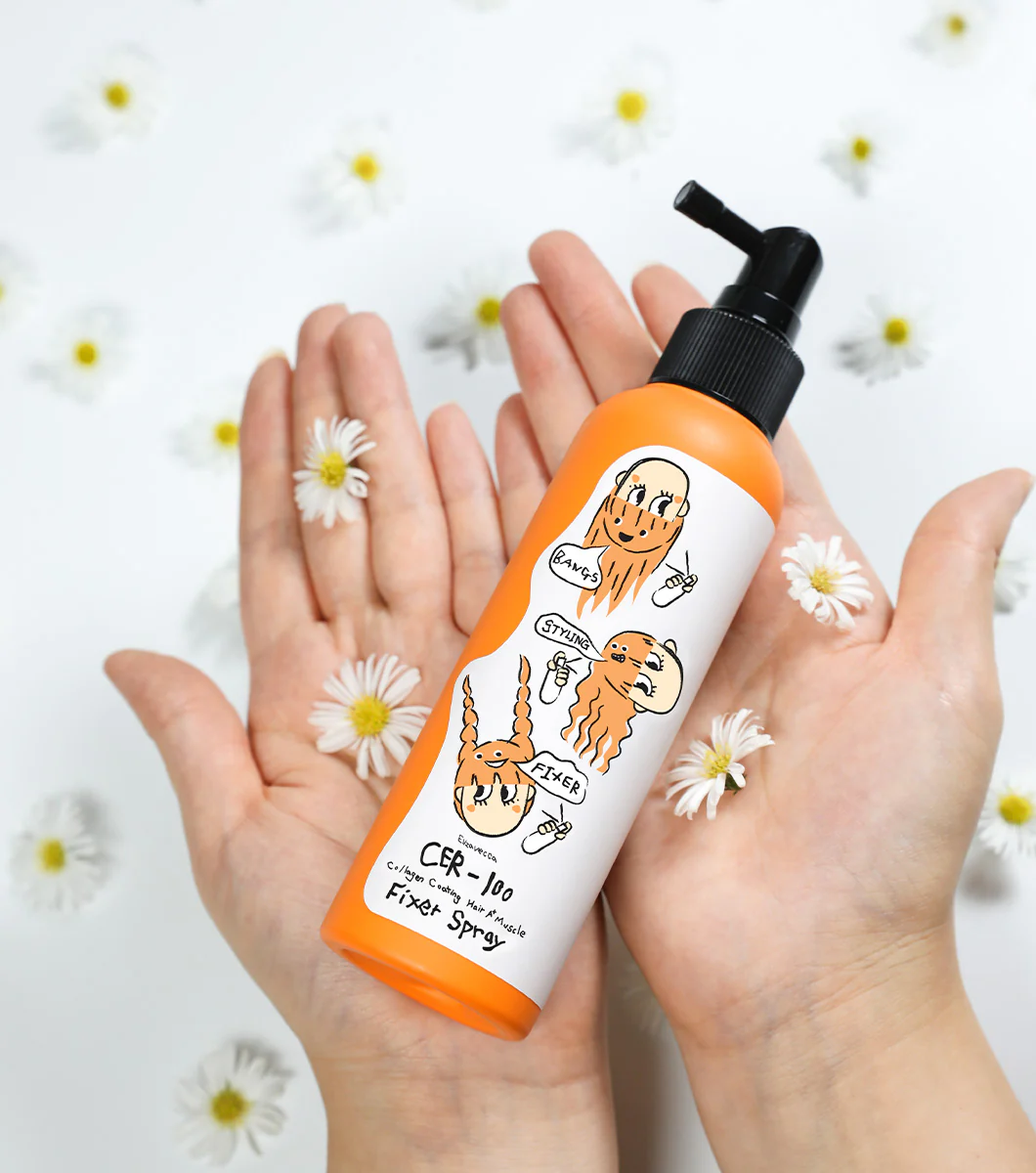 ELIZAVECCA CER-100 Collagen Coating Hair A+ Muscle Fixer Spray 150ml – Spray Fijador de Peinado y Volumen con Colágeno Hidrolizado - Image 3