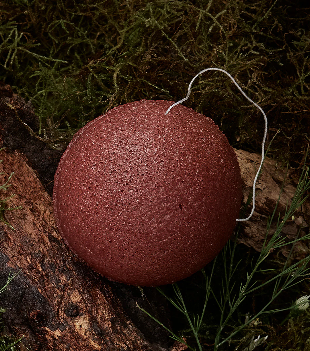 KONJAC | Esponja Facial Arcilla Roja Francés - Image 3
