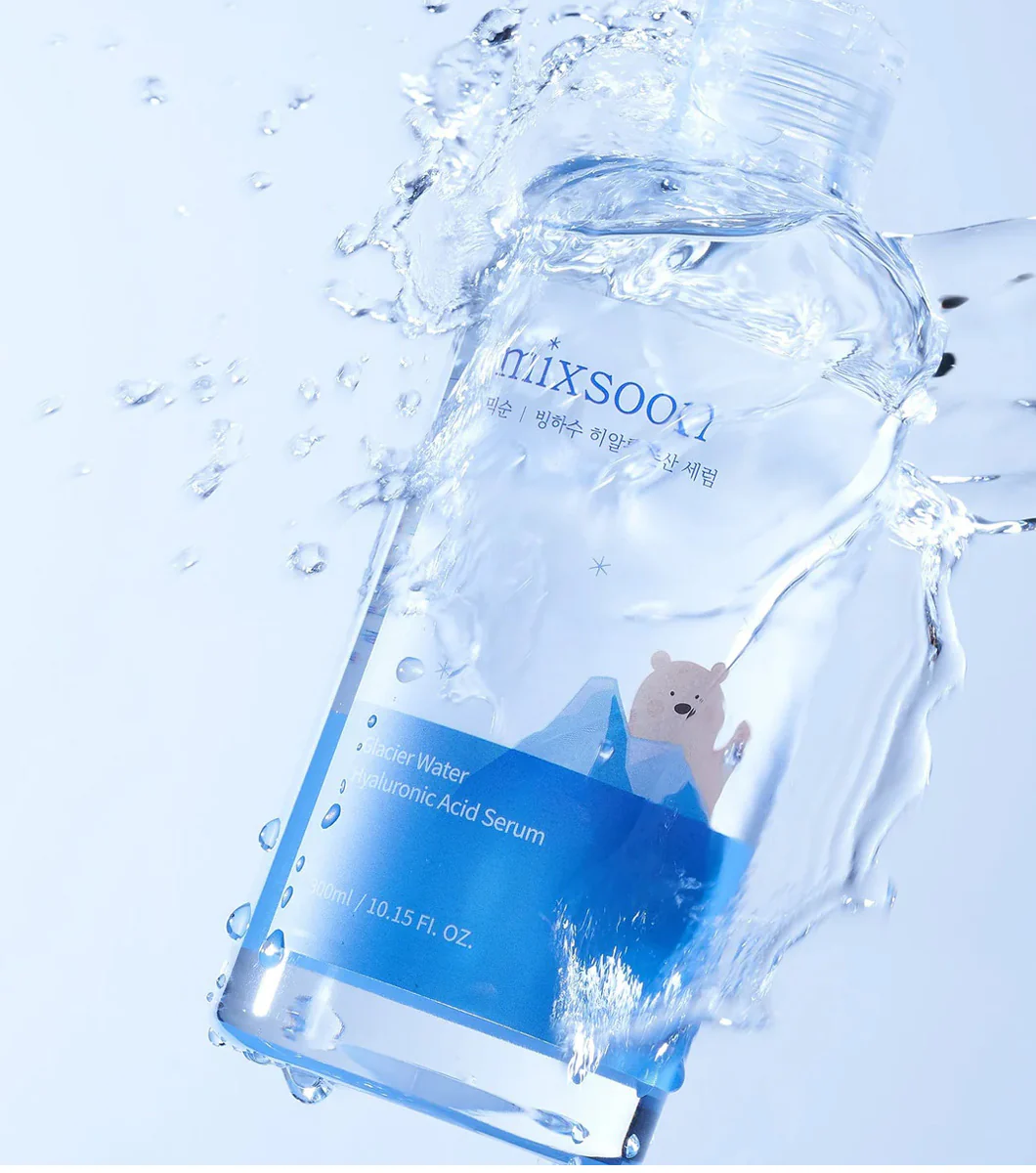 MIXSOON Glacier Water Hyaluronic Acid Serum 100ml | Serum hidratante de agua de Glaciar - Image 3