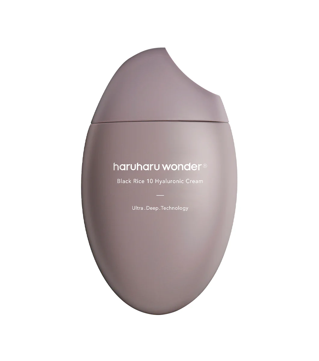 HARUHARU WONDER Black Rice 10 Hyaluronic Cream 50ml – Crema Hidratante Intensa y Nutritiva con Arroz Negro Fermentado