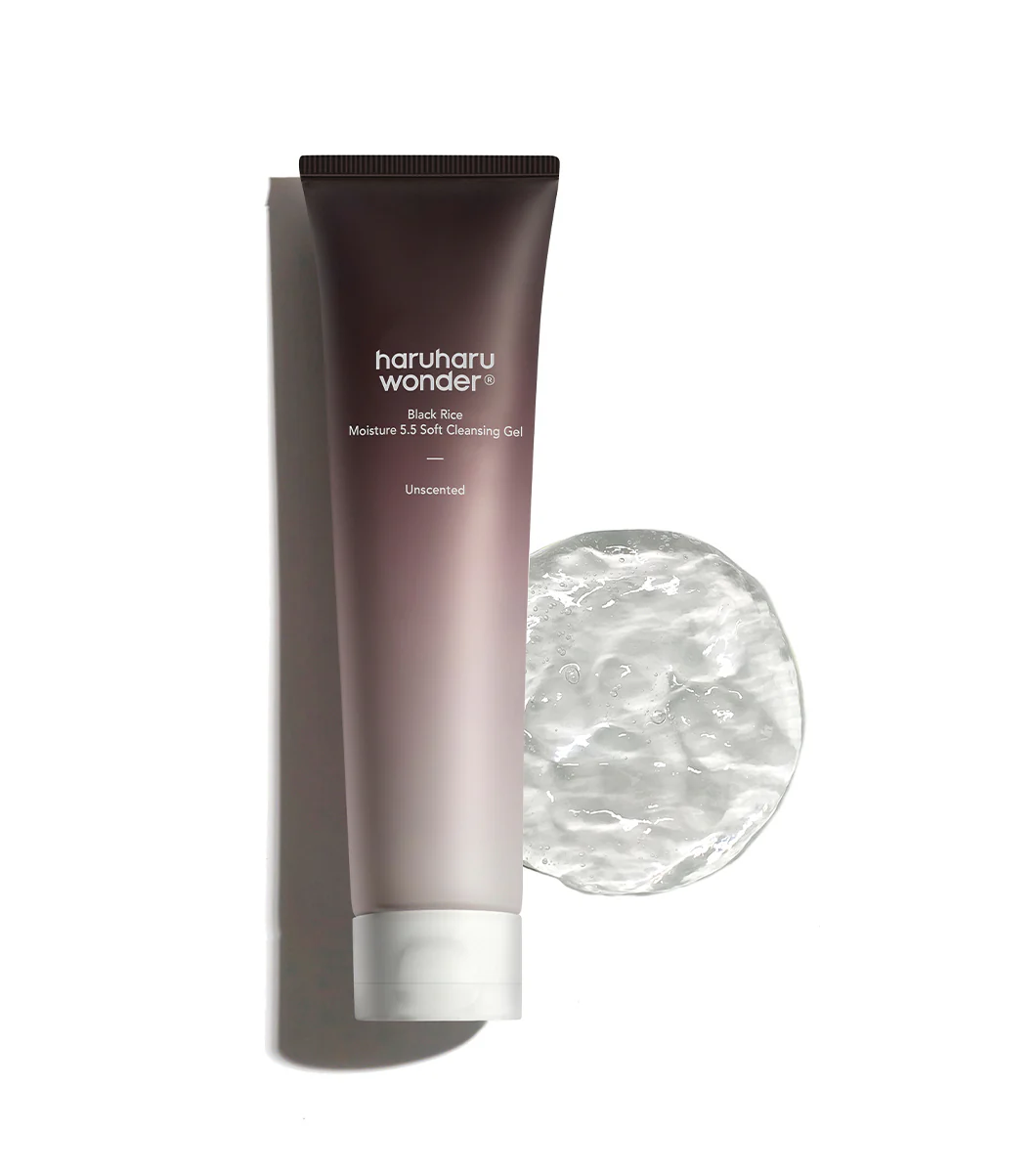 HARUHARU WONDER Black Rice Moisture 5.5 Soft Cleansing Gel 100ml – Limpiador Facial Suave y Equilibrante con Arroz Negro Fermentado - Image 3