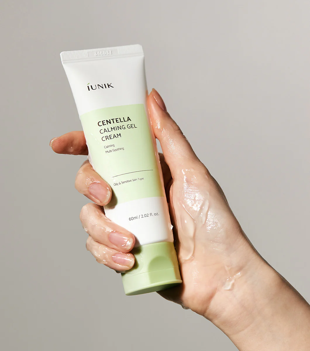 IUNIK Centella Calming Gel Cream 60ml – Crema Hidratante Calmante y Refrescante con Centella Asiática - Image 3