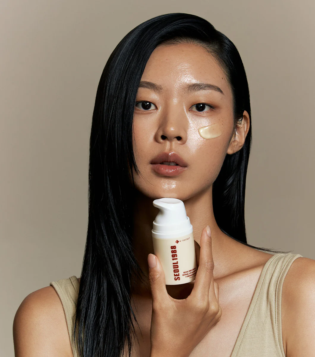 K-SECRET Seoul 1988 Cream: Retinal Liposome 1% + Fermented Rice 50ml – Crema Renovadora Antiedad con Retinal - Image 3