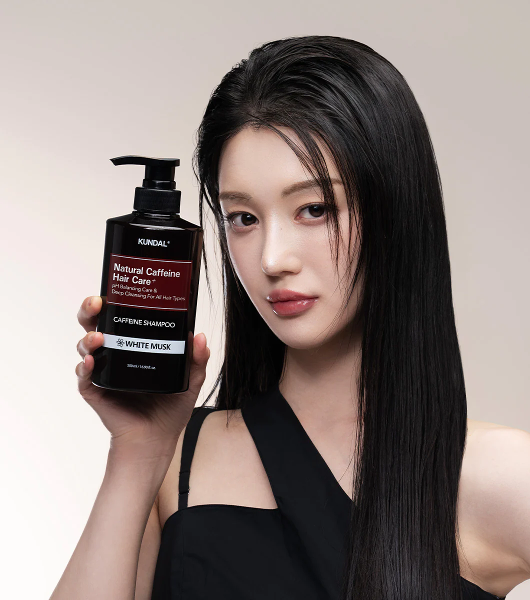 KUNDAL Caffeine Shampoo 500ml (Cherry Blossom) – Champú Anticaída y Estimulante con Cafeína Natural - Image 3