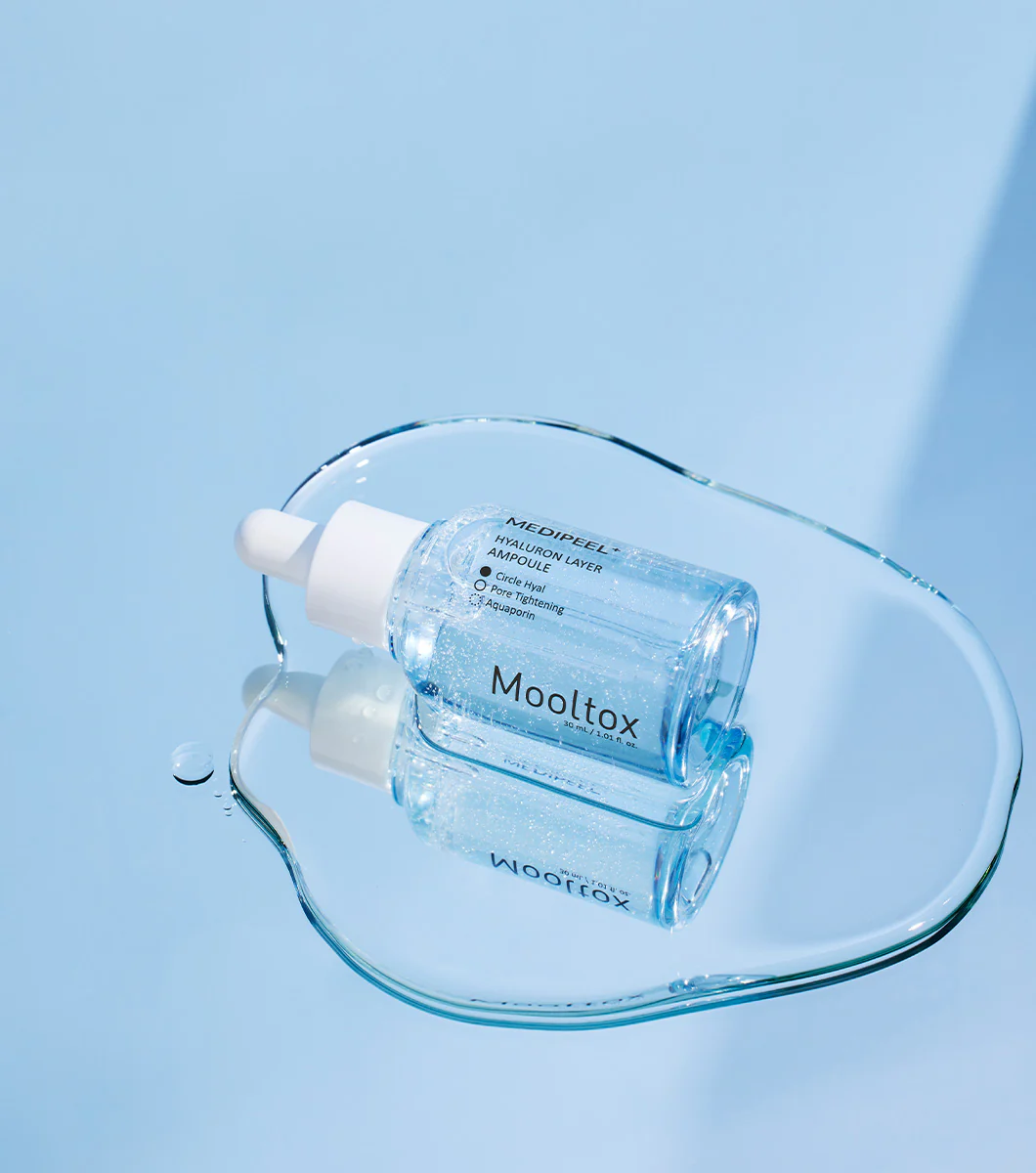 MEDI-PEEL Hyaluronic Acid Layer Mooltox Ampoule 30ml – Sérum Hidratante y Minimizador de Poros con Ácido Hialurónico - Image 3