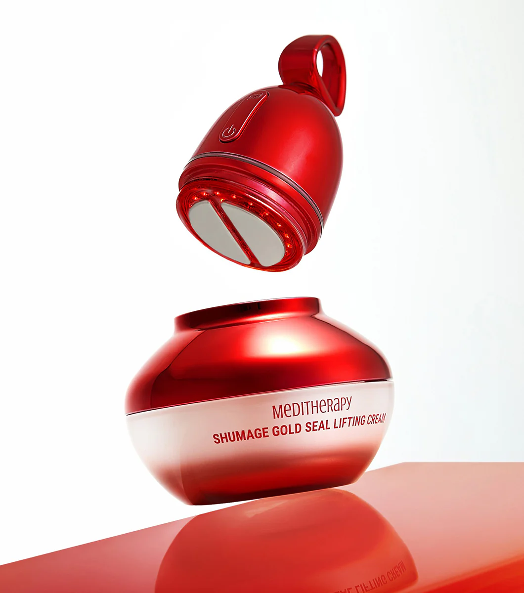 MEDITHERAPY Shumage Gold Seal Lifting Cream & EMS Device 50ml – Kit Reafirmante Intensivo con Oro y Colágeno - Image 4