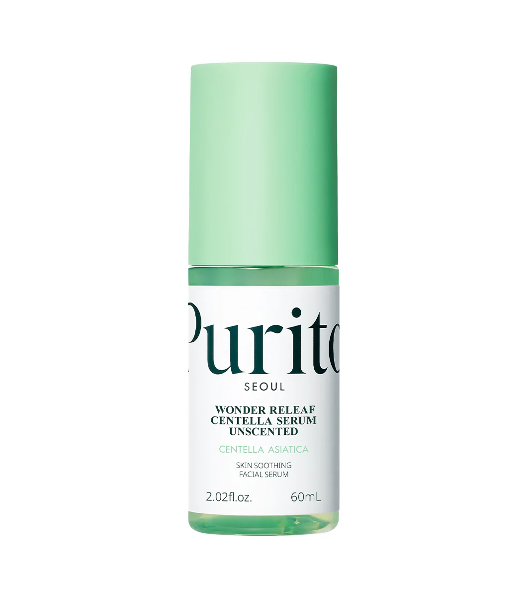 PURITO Wonder Releaf Centella Serum Unscented 60ml – Serum Facial Calmante e Hidratante con Centella Asiática Coreana