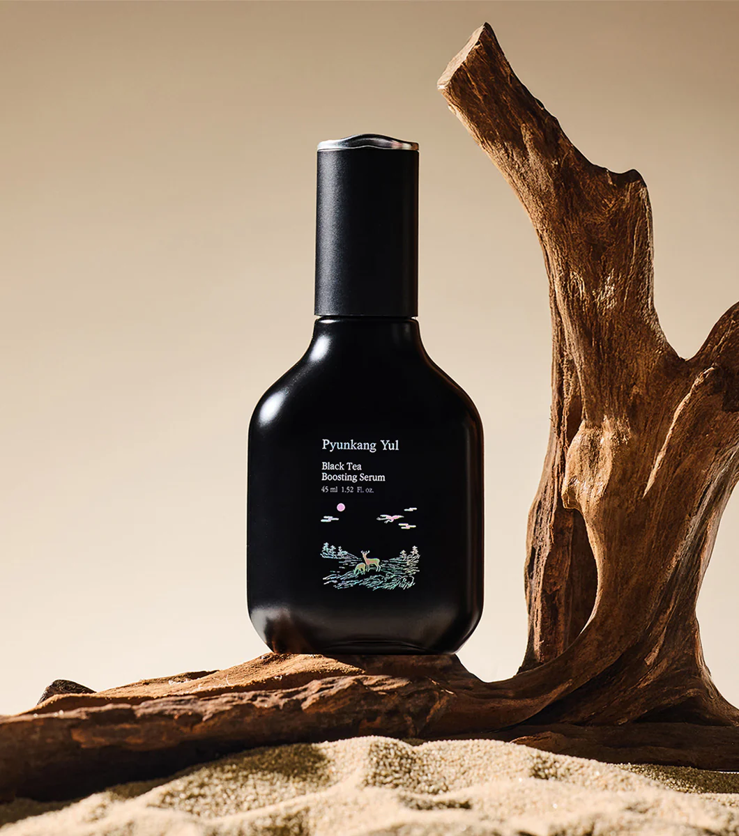 PYUNKANG YUL Black Tea Boosting Serum 45ml – Serum Facial Revitalizante con Té Negro Fermentado - Image 2