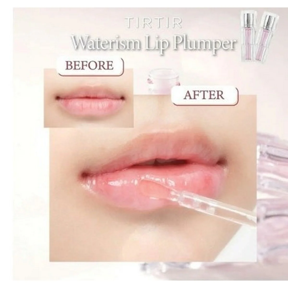 TIRTIR Waterism Lip Plumper 3.3g – Voluminizador Labial Hidratante y Efecto Brillo con Ácido Hialurónico - Image 3